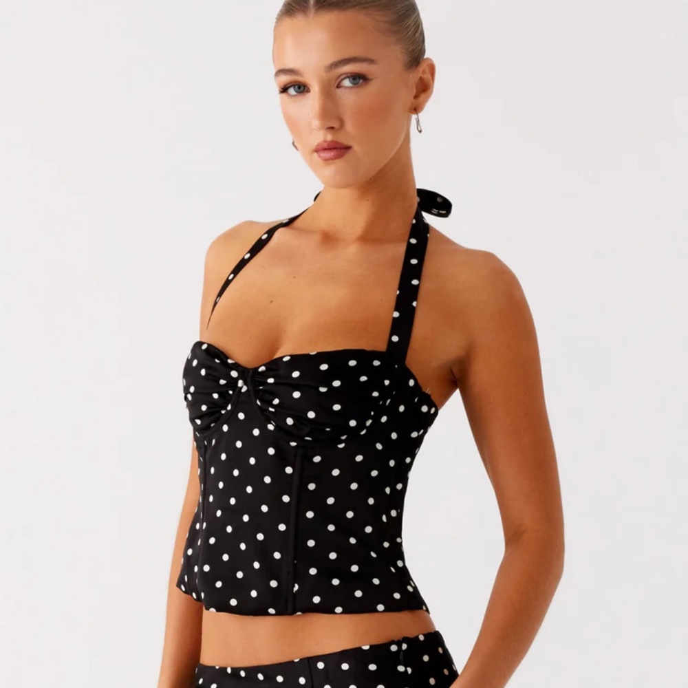 Black Polka Dot Peppermayo set